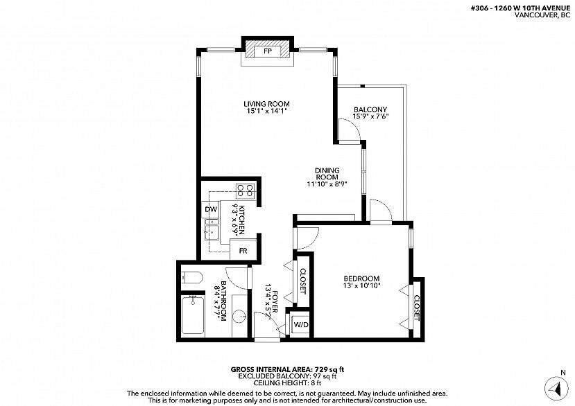 306 1260 W 10th Avenue