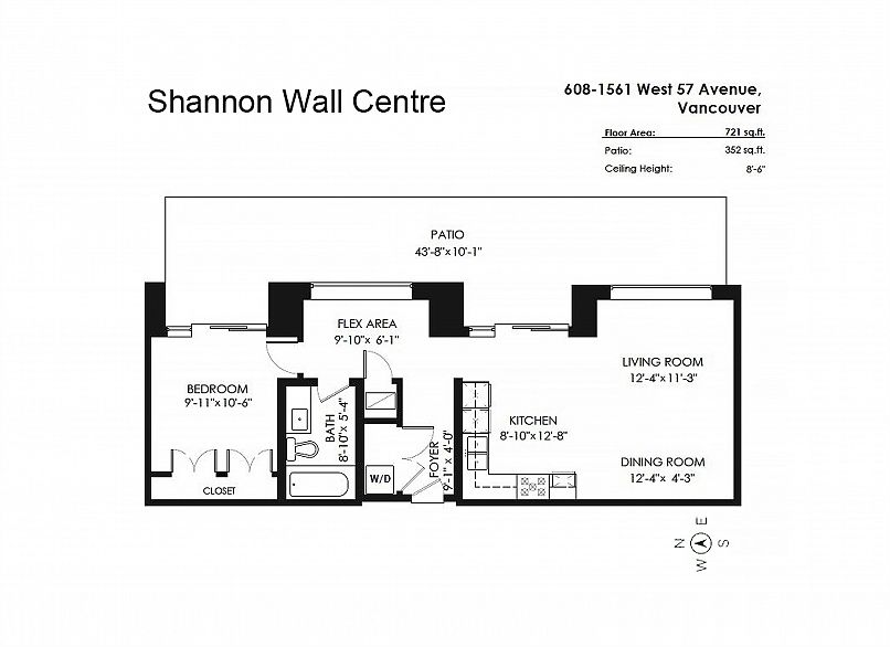 608 1561 W 57th Avenue