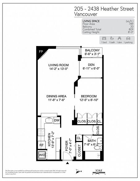 205 2438 Heather Street