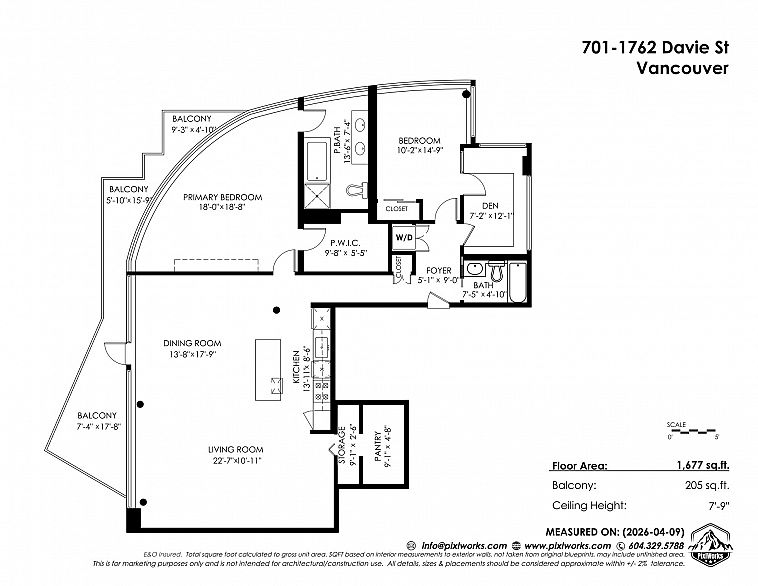 701 1762 Davie Street