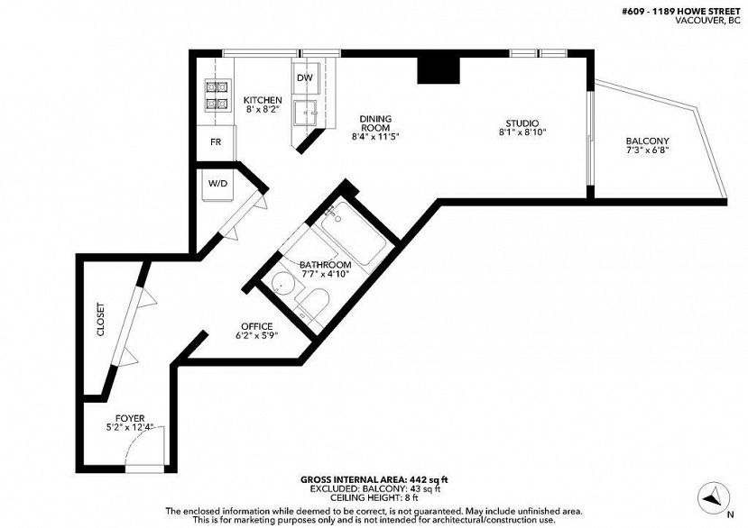 609 1189 Howe Street