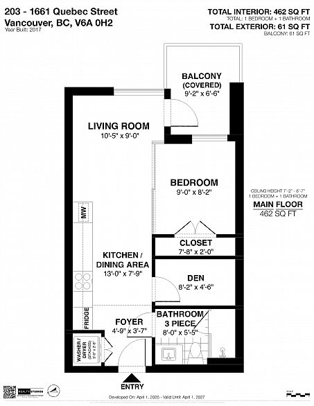 203 1661 Quebec Street