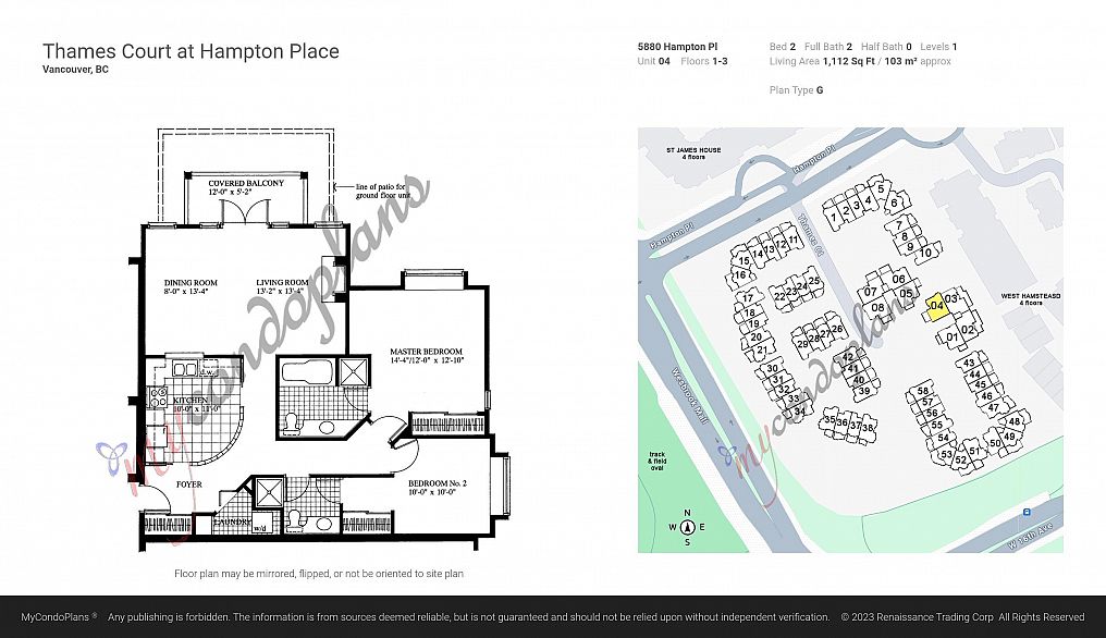 104 5880 Hampton Place