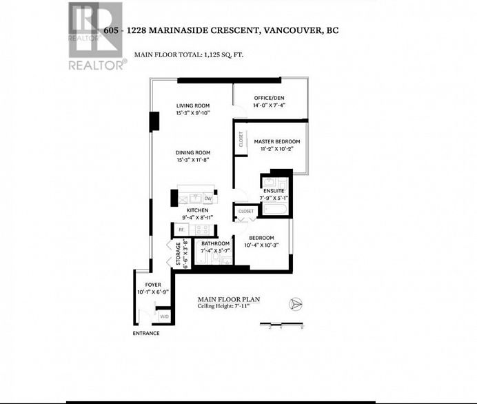 605 1228 Marinaside Crescent