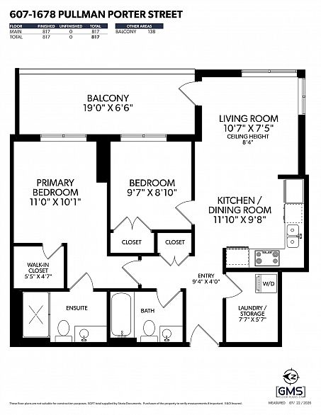 607 1678 Pullman Porter Street