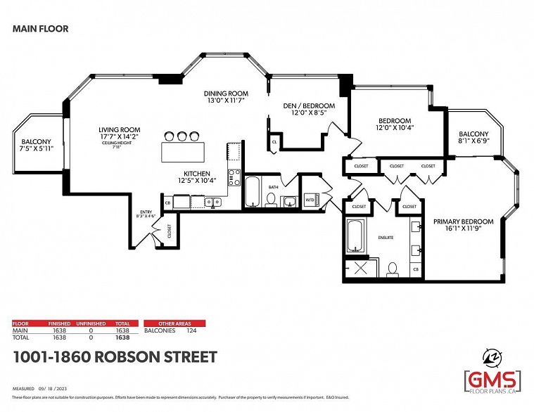 1001 1860 Robson Street
