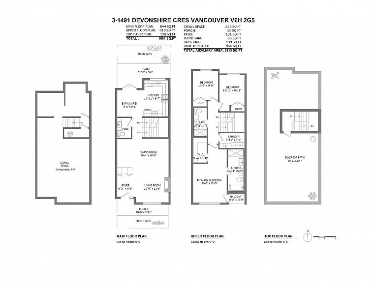 3 1491 Devonshire Crescent