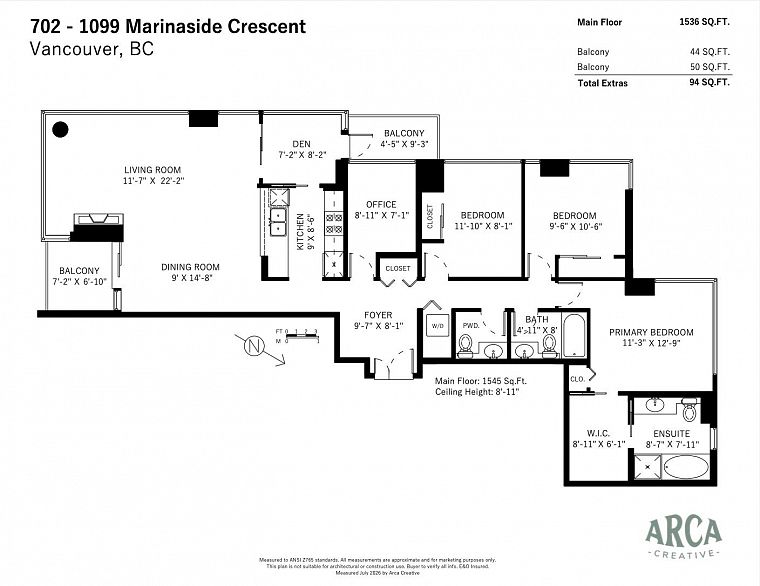 702 1099 Marinaside Crescent