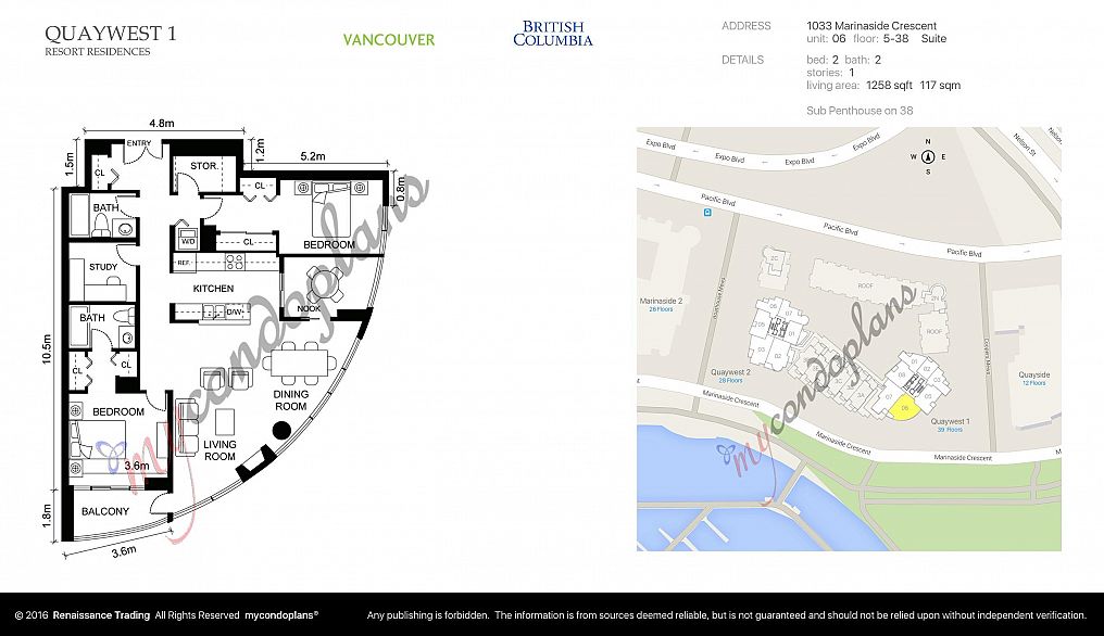 2306 1033 Marinaside Crescent