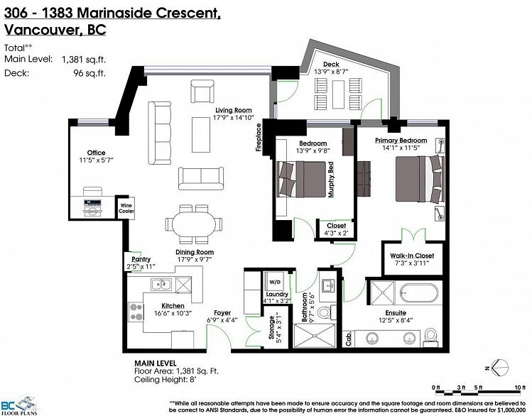 306 1383 Marinaside Crescent