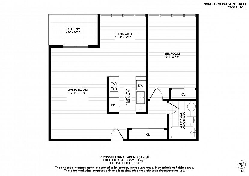 803 1270 Robson Street