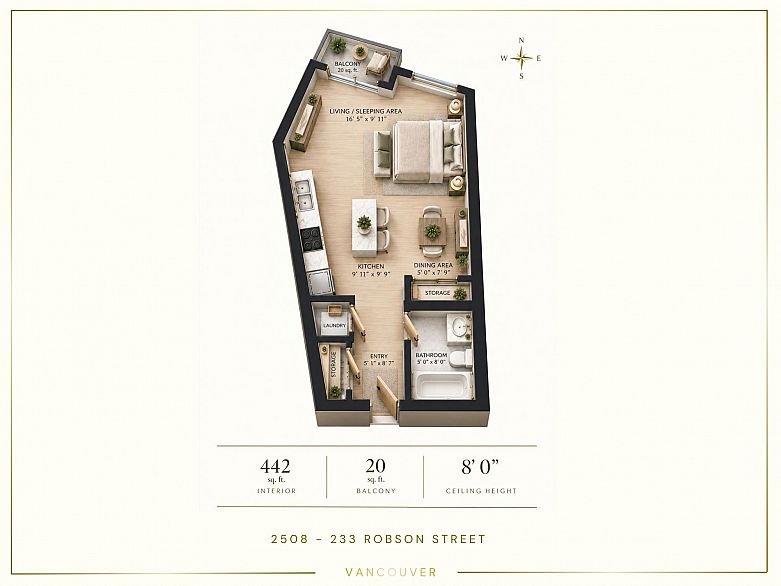 2508 233 Robson Street