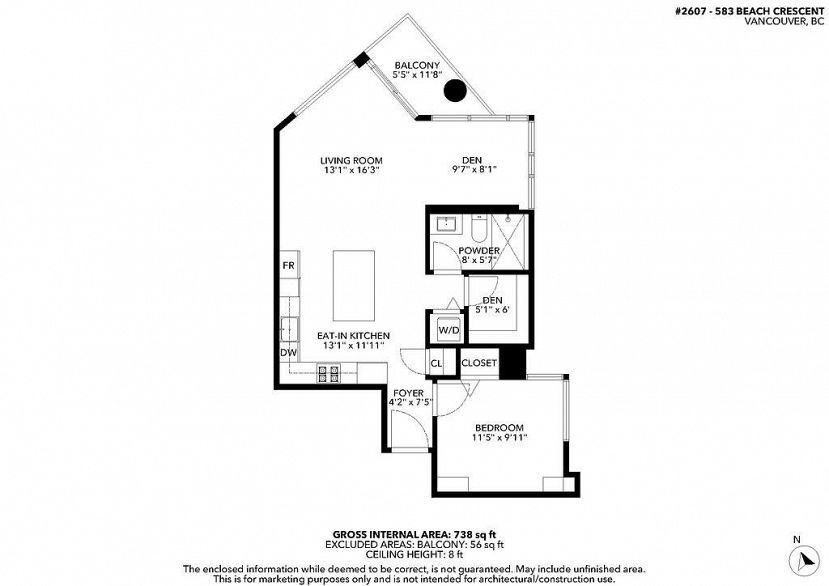 2607 583 Beach Crescent