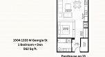 1504 1333 W GEORGIA STREET, Vancouver BC V6E 4V3