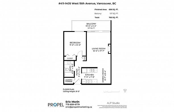 411 1405 W 15TH AVENUE, Vancouver BC V6H 3R2 Fairview VW