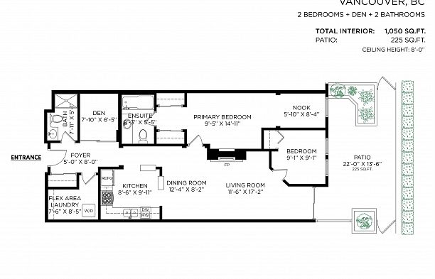 206 5723 COLLINGWOOD STREET, Vancouver BC V6N 4K6 Dunbar