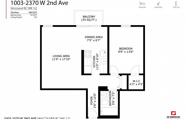 1003 2370 W 2nd Avenue Kitsilano
