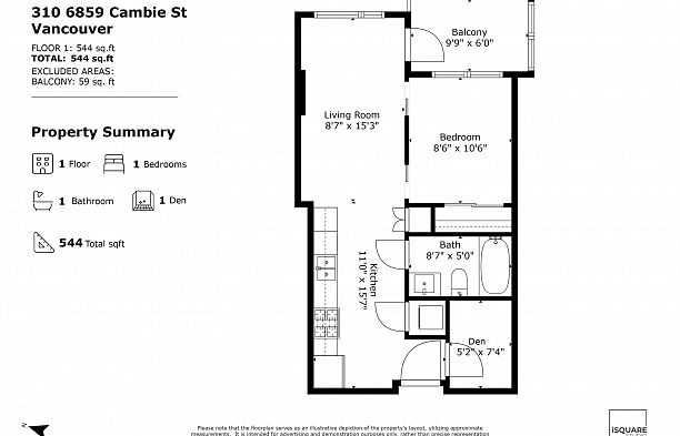 310 6859 Cambie Street South Cambie