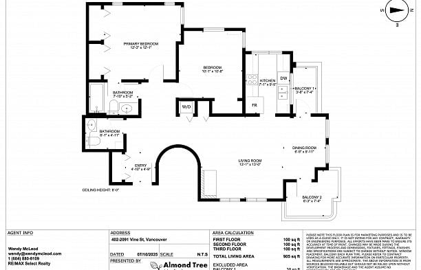 402 PH2 2091 Vine Street Kitsilano