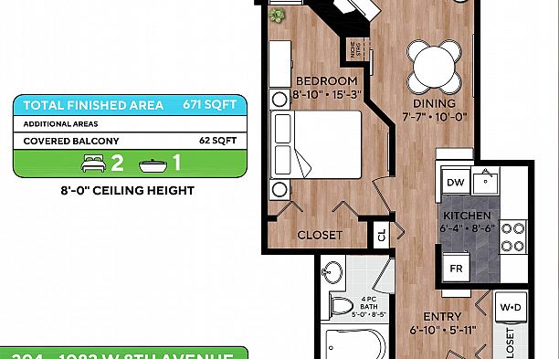 204 1082 W 8th Avenue Fairview VW