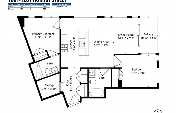 1001 1289 Hornby Street Downtown VW