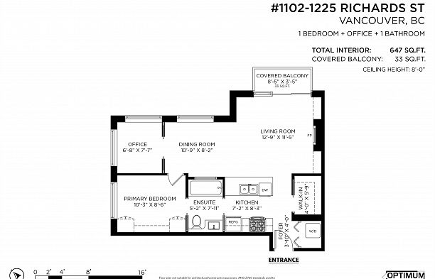 1102 1225 Richards Street Downtown VW