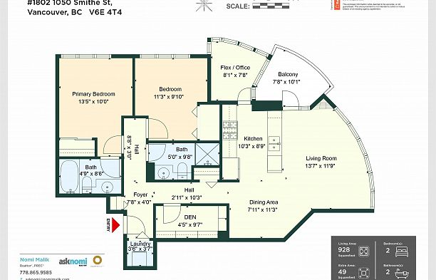 1802 1050 Smithe Street West End VW