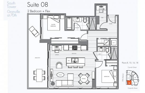 808 8555 Granville Street S.W. Marine