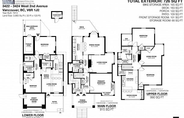 3422 - 3424 W 2nd Avenue Kitsilano