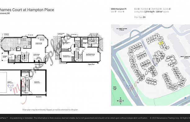 7 5880 HAMPTON PLACE, Vancouver BC V6T 2E9 University VW