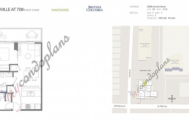1003 8588 Cornish Street S.W. Marine