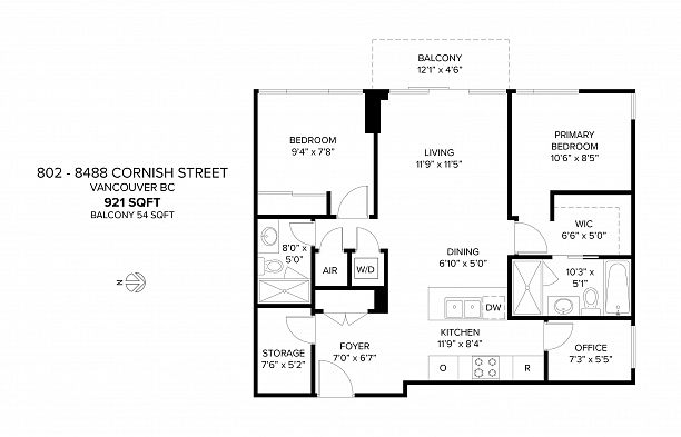 802 8488 Cornish Street S.W. Marine