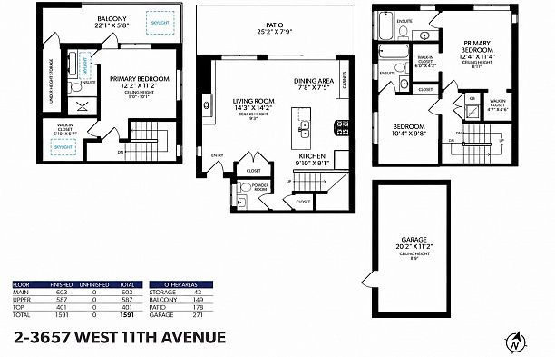 2 3657 W 11th Avenue Kitsilano
