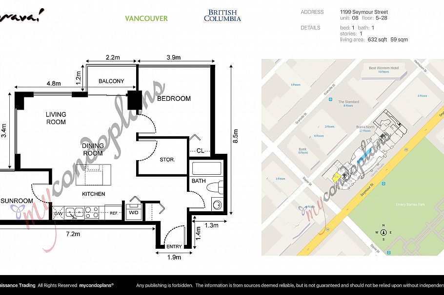 608 1199 Seymour Street Vancouver, BC - 26