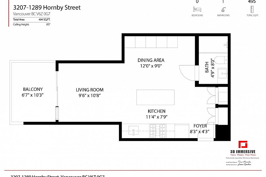 3207 1289 Hornby Street Vancouver, BC - 24