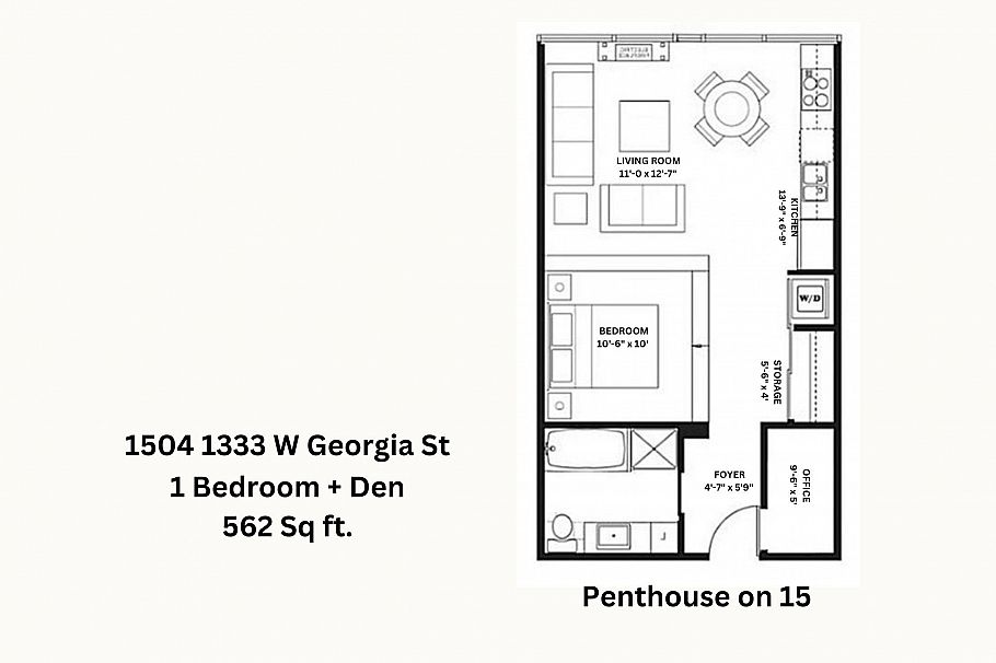 1504 1333 W Georgia Street Vancouver, BC - 21