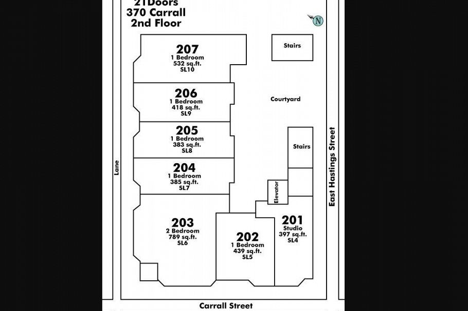 202 370 Carrall Street Vancouver, BC - 5