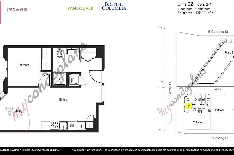 202 370 Carrall Street Vancouver, BC - 2