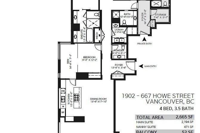 1902 667 Howe Street Vancouver, BC - 40