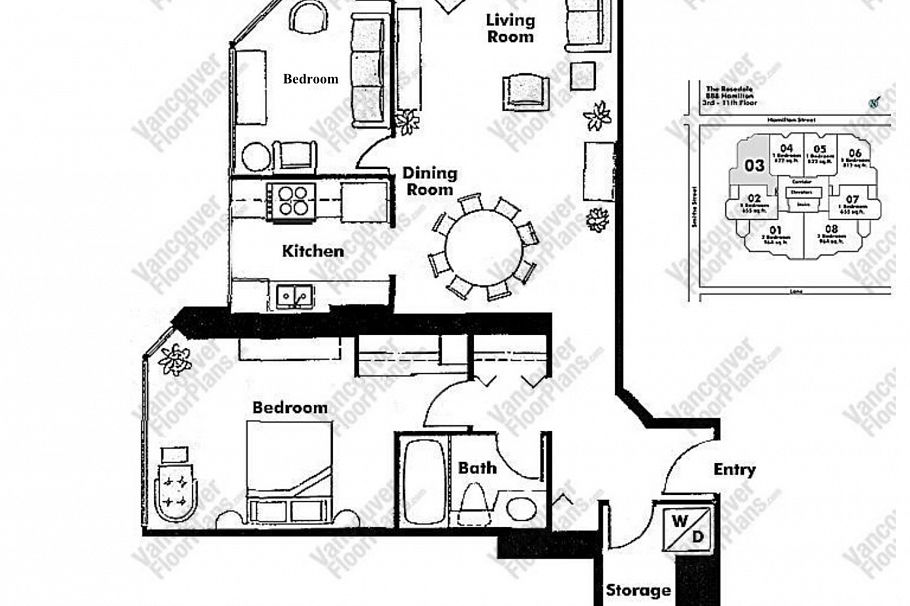 703 888 Hamilton Street Vancouver, BC - 17