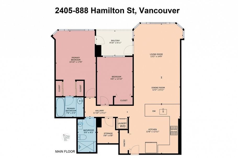 2405 888 Hamilton Street Vancouver, BC - 34