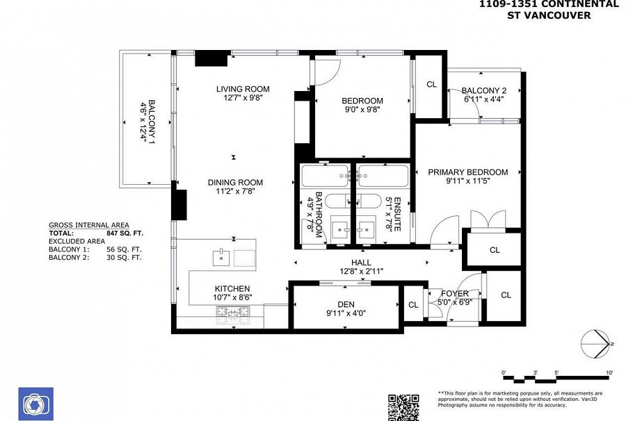 1109 1351 Continental Street Vancouver, BC - 27