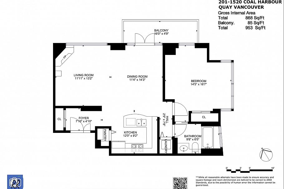 201 1520 Coal Harbour Quay Vancouver, BC - 21