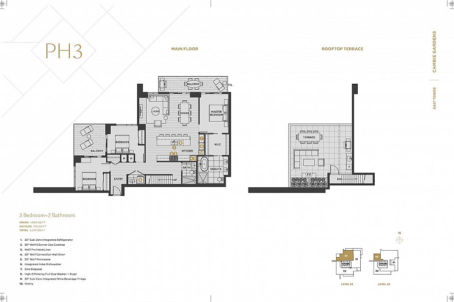 2703 7433 Cambie Street Vancouver, BC - 14