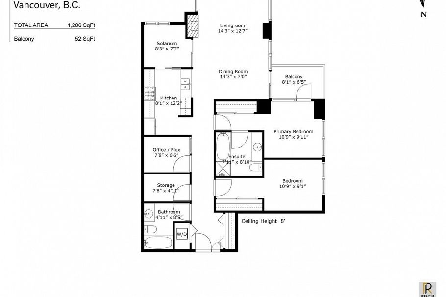 1903 1077 Marinaside Crescent Vancouver, BC - 3
