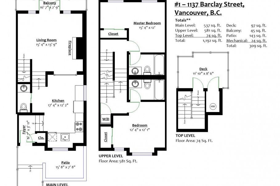 1 1137 Barclay Street Vancouver, BC - 24