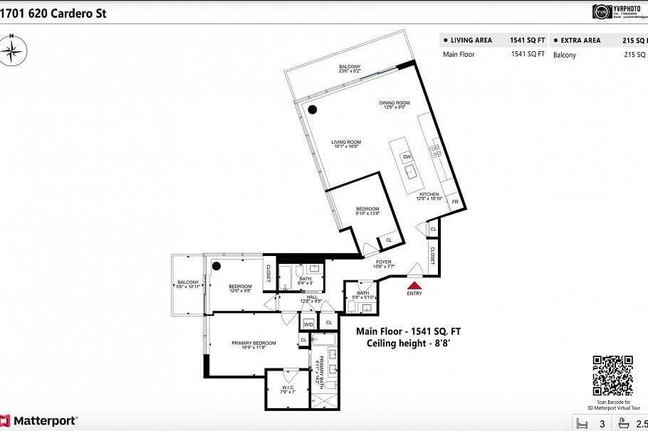 1701 620 Cardero Street Vancouver, BC - 28