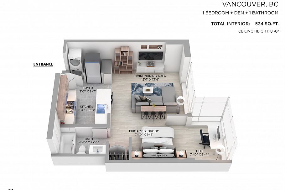 1703 198 Aquarius Mews Vancouver, BC - 24