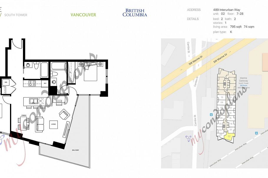 1802 489 Interurban Way Vancouver, BC - 2