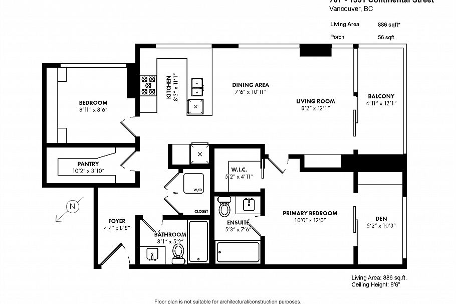 707 1351 Continental Street Vancouver, BC - 39